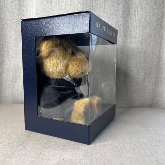 ❤️ Ralph Lauren Bear Toy in Tuxedo - Picture 3 of 7